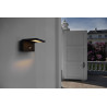 ANGOLUX S, applique avec detecteur, anthracite, LED 9,8W 3000K, IP44