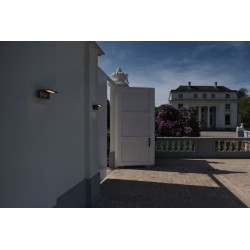 ANGOLUX S, applique avec detecteur, anthracite, LED 9,8W 3000K, IP44