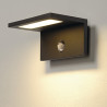 ANGOLUX S, applique avec detecteur, anthracite, LED 9,8W 3000K, IP44