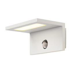 ANGOLUX S, applique avec detecteur, blanc, LED 9,8W 3000K, IP44
