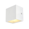 SITRA CUBE WL, applique/plafonnier blanc, LED 10W 3000K, IP44