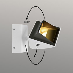 MERADO FLOOD applique, blanc, LED 40W 3000K, 3000lm