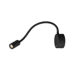 DIO FLEX PLATE LED applique, noir, 1,9W, 2700K