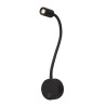 DIO FLEX PLATE LED applique, noir, 1,9W, 2700K