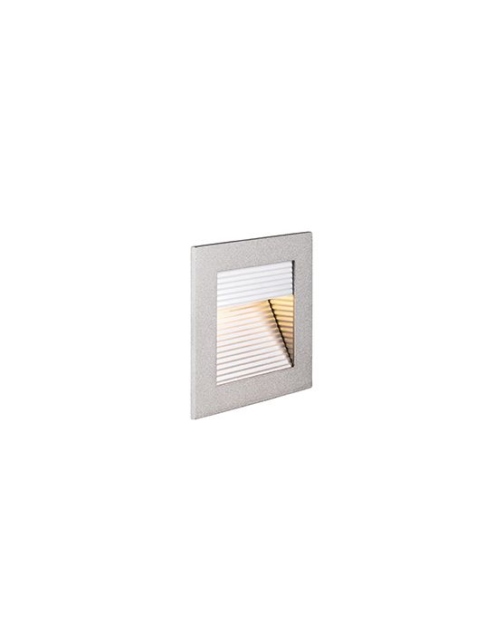 FRAME CURVE LED encastre, gris argent, LED 3,1W, 2700K