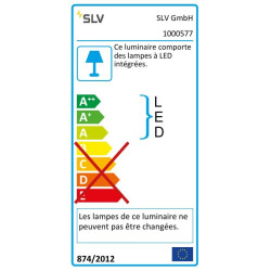 FRAME BASIC LED encastre, gris argent, LED 3,1W, 2700K