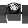 ALTRA DICE spot 2, plafonnier, noir, 2x GU10, max. 2x 50W