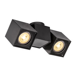 ALTRA DICE spot 2, plafonnier, noir, 2x GU10, max. 2x 50W
