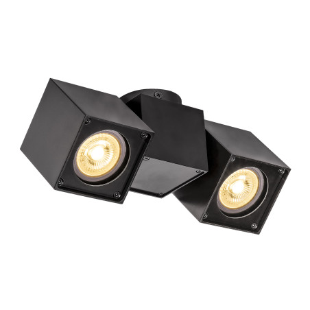 ALTRA DICE spot 2, plafonnier, noir, 2x GU10, max. 2x 50W
