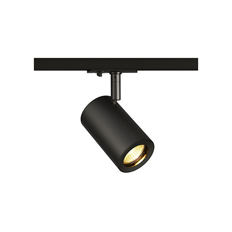 ENOLA_B TRACK, spot noir, GU10/QPAR51 50W max., adaptateur 1 allumage inclus