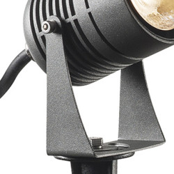 LED SPIKE spot sur piquet, anthracite, LED 6W 3000K, IP55, 40 degres