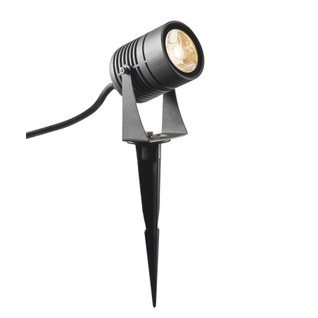 LED SPIKE spot sur piquet, anthracite, LED 6W 3000K, IP55, 40 degres