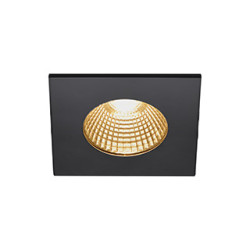 PATTA-I encastre plafond, carre, noir, LED 7,3W 1800-3000K