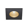 PATTA-I encastre plafond, carre, noir, LED 7,3W 1800-3000K