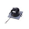 PATTA-I encastre plafond, carre, noir, LED 7,3W 1800-3000K