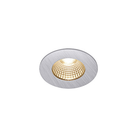 PATTA-I encastre plafond, rond, alu brosse, LED 7,3W 1800-3000K