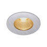 PATTA-I encastre plafond, rond, alu brosse, LED 7,3W 1800-3000K
