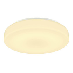 LIPSY 50 plafonnier, drum, blanc, LED 3000/4000K, dimmable