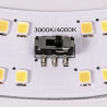 LIPSY 30 plafonnier, drum, blanc, LED 3000/4000K, dimmable