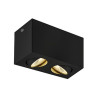 TRILEDO DOUBLE plafonnier en saillie, blanc, GU10 50W max.