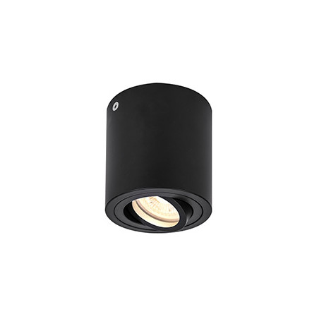 TRILEDO ROND CL plafonnier, noir, GU10 50W max.