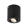 TRILEDO ROND CL plafonnier, noir, GU10 50W max.