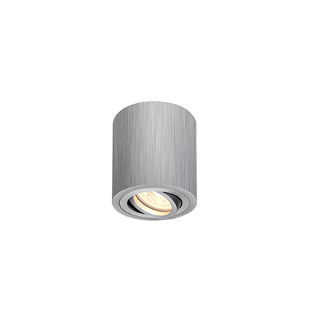 TRILEDO ROND CL plafonnier, alu brosse, GU10 50W max.