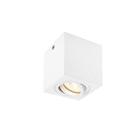 TRILEDO CARRE CL plafonnier, blanc, GU10 50W max.