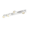 PURI 4 plafonnier, blanc, GU10, max. 4x50W, anneau deco inclus
