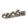 KALU 4, applique/plafonnier, alu brosse, QPAR111 4x75Wmax.