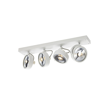 KALU 4, applique/plafonnier, blanc, QPAR111 4x75Wmax.