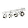KALU 4, applique/plafonnier, blanc, QPAR111 4x75Wmax.