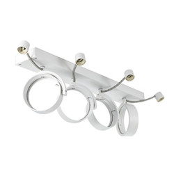 KALU 4, applique/plafonnier, blanc, QPAR111 4x75Wmax.