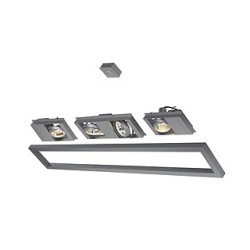 cadre pour systeme Aixlight pendant, cadre 160 cm gris argent
