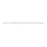 FITU, patere longue 5 passe-fils, blanc