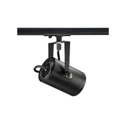 EURO SPOT TRACK GU10, noir, max. 25W, adaptateur 1 allumage inclus