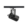 EURO SPOT TRACK GU10, noir, max. 25W, adaptateur 1 allumage inclus