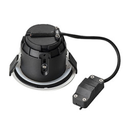 VARU encastre, noir/blanc, GU10 5,5W max., IP65