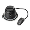 VARU encastre, noir/blanc, GU10 5,5W max., IP65