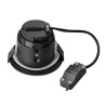 VARU encastre, noir, GU10 5,5W max., IP65