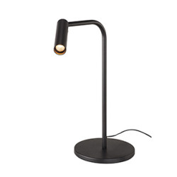 KARPO TL lampe a poser, noir, LED 6,5W 3000K, 330lm