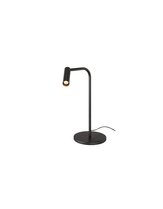 KARPO TL lampe a poser, noir, LED 6,5W 3000K, 330lm