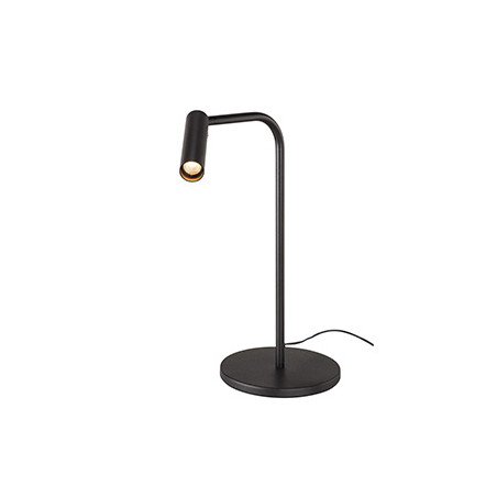 KARPO TL lampe a poser, noir, LED 6,5W 3000K, 330lm