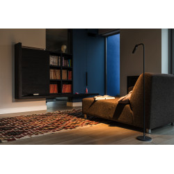 KARPO FL lampadaire, noir, LED 6,5W 3000K, 330lm