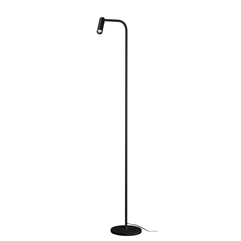 KARPO FL lampadaire, noir, LED 6,5W 3000K, 330lm
