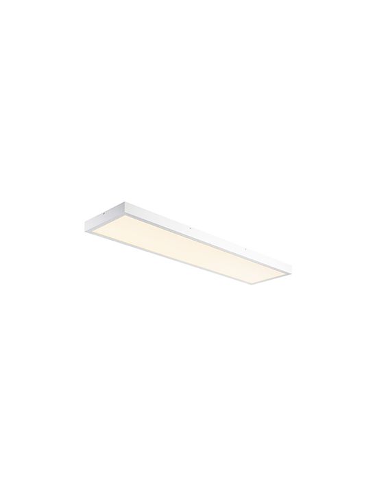 PANEL plafonnier en saillie, blanc, LED 45W, 3000K, 1200x300mm