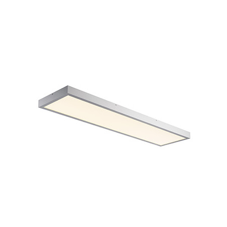 PANEL plafonnier en saillie, gris argent, LED 45W, 3000K, 1200x300mm