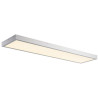 PANEL plafonnier en saillie, gris argent, LED 45W, 3000K, 1200x300mm