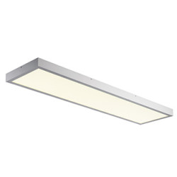 PANEL plafonnier en saillie, gris argent, LED 45W, 4000K, 1200x300mm
