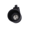 PURI TRACK, verre noir, GU10, max. 50W, adaptateur 1 allumage inclus